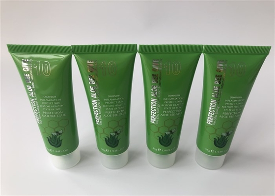 Green Alone Bee Glue Tube  4c Offset And 1c Silk-Screen Hot Stamping Silver 55g