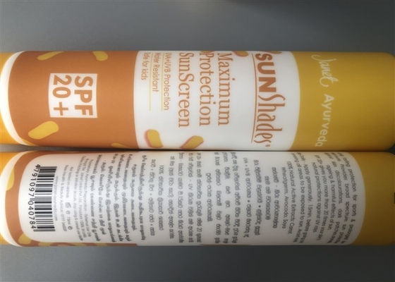 Dia 35mm Plastic Cosmetic Tubes 4c Offset Print With Flip Top Cap 75ml