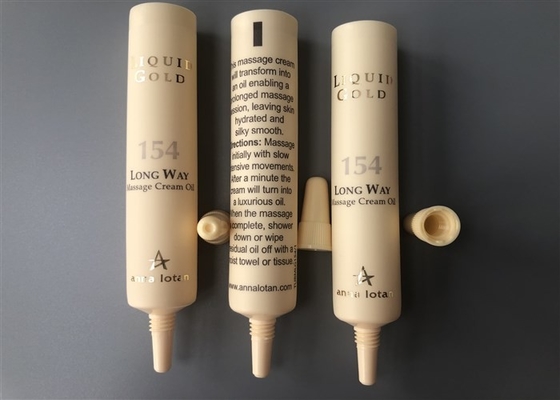 8ml Plastic Cream Tubes Oil 5 Layer 2 Color Offset Printing Hotstamping Gold