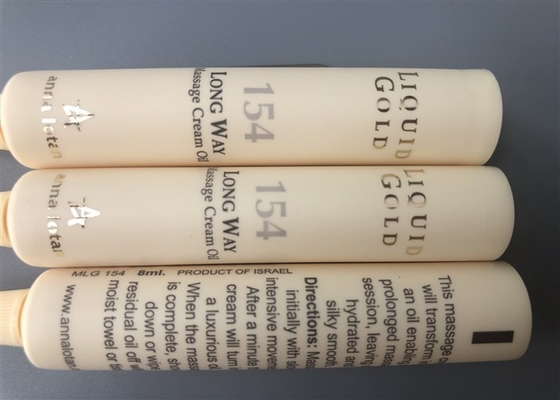 8ml Plastic Cream Tubes Oil 5 Layer 2 Color Offset Printing Hotstamping Gold