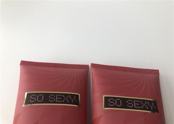 Diameter 50mm Plastic Empty Cosmetic Tubes Offset Printing And Hotstamping Silver