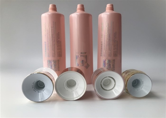 Pink Pearl 5 Layer Empty Cosmetic Tubes With Different Types Of Acrylic Caps